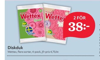 Hemköp Wettex diskdukar erbjuda