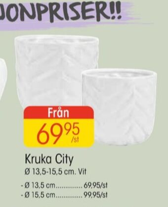 EKO Blomin krukor erbjuda