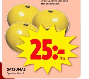 ICA Kvantum Ica satsumas erbjuda