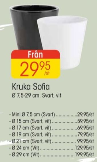 EKO Blomin krukor erbjuda