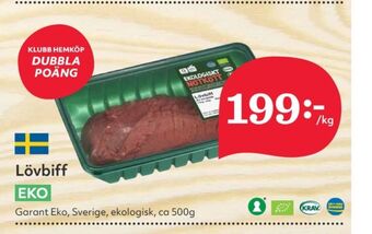 Hemköp Garant lövbiff erbjuda
