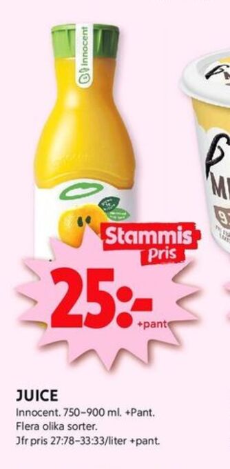 ICA Kvantum Innocent juice erbjuda