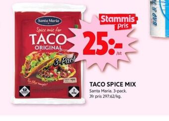 ICA Kvantum Santa maria taco kryddmix erbjuda