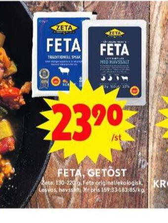 ICA Maxi Zeta fetaost erbjuda