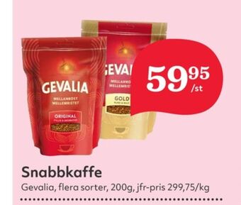 Hemköp Gevalia instant kaffe erbjuda