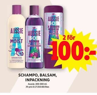 ICA Maxi Aussie balsam erbjuda