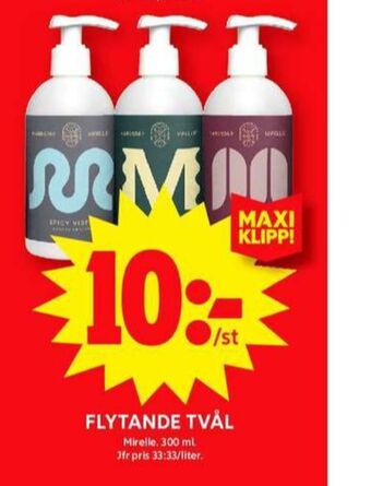 ICA Maxi Mirelle tvål flytande erbjuda