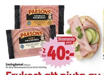 ICA Nära Pärsons skinka erbjuda