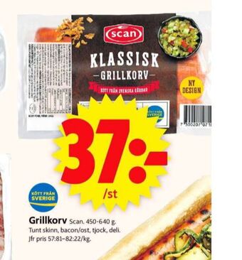 ICA Supermarket Scan grillkorv erbjuda