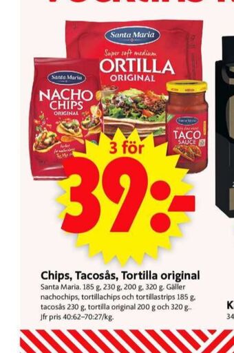 ICA Supermarket Santa maria nachos erbjuda