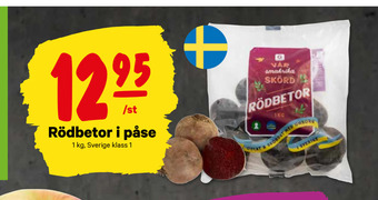 City Gross Rödbetor i påse erbjuda