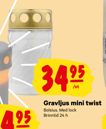 City Gross Gravljus mini twist erbjuda