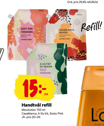 City Gross Handtvål refill erbjuda