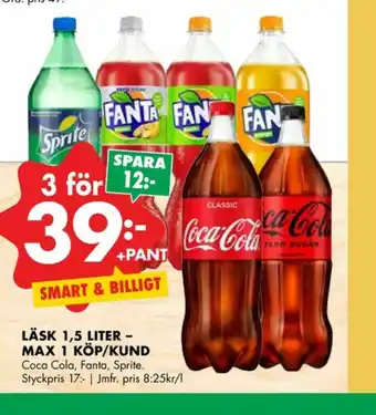 ÖoB Coca Cola Zero Läskedryck erbjuda