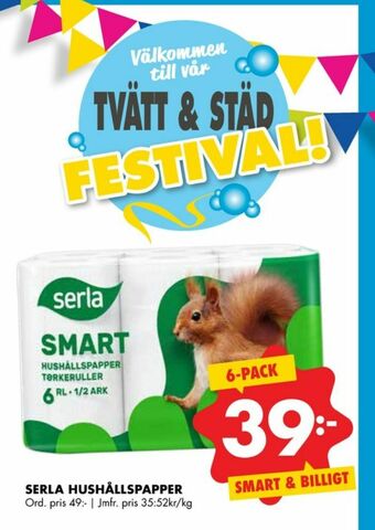 ÖoB Smart Toalettpapper erbjuda