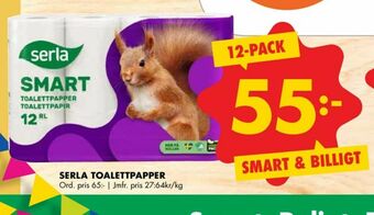 ÖoB Smart Toalettpapper erbjuda