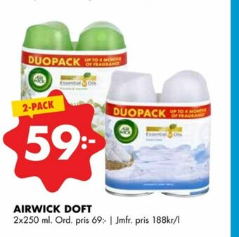 ÖoB Airwick Luftfräschare erbjuda