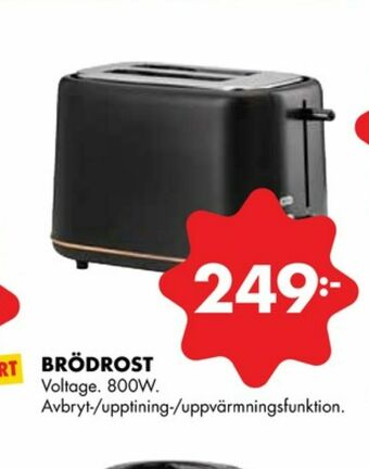 ÖoB Voltage Brödrost erbjuda