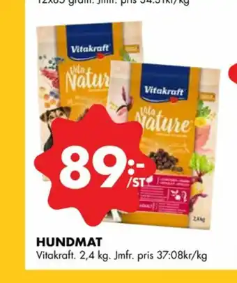ÖoB Vitakraft Hundmat erbjuda