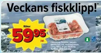 Östenssons Falkenberg Seafood Räkor med skal erbjuda