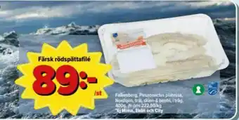 Östenssons Falkenberg Seafood Rödspättafiléer erbjuda