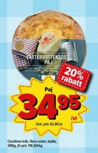Östenssons Carolines Kök Matpajer erbjuda