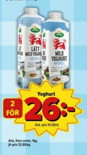 Östenssons Arla Yoghurt erbjuda