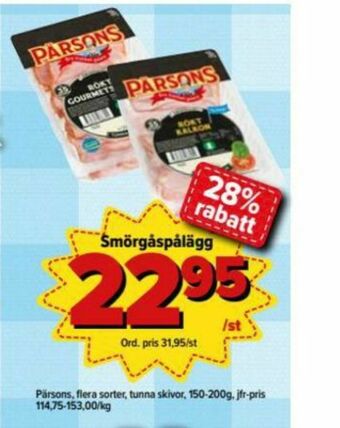 Östenssons Pärsons Smörgåspålägg erbjuda