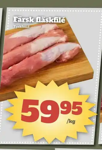 Bonum Matmarknad Färsk fläskfilé erbjuda