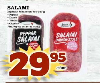 Bonum Matmarknad Salami erbjuda