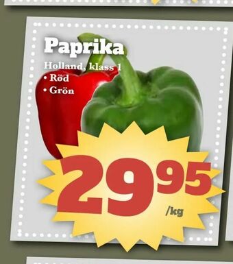 Bonum Matmarknad Paprika erbjuda