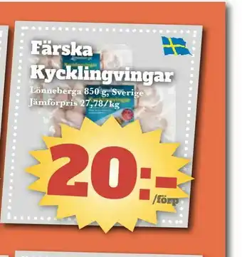 Färska Kycklingvingar
