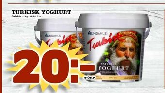 Bonum Matmarknad Turkisk yoghurt erbjuda