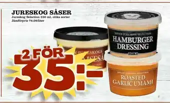 Bonum Matmarknad Jureskog såser erbjuda