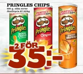 Bonum Matmarknad Pringles chips erbjuda