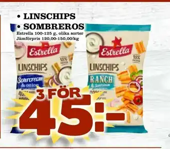 Bonum Matmarknad Linschips • sombreros erbjuda