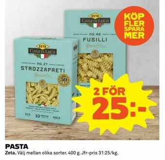 Coop Extra Pasta erbjuda