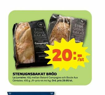 Coop Forum Stenugnsbakat bröd erbjuda