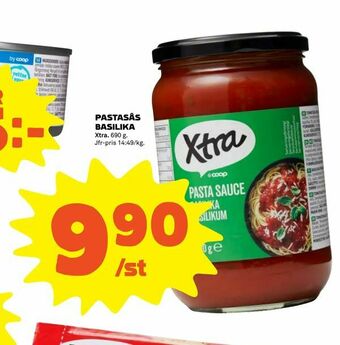 Coop Extra Pastasås basilika erbjuda