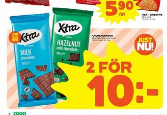 Coop Extra Chokladkakor erbjuda