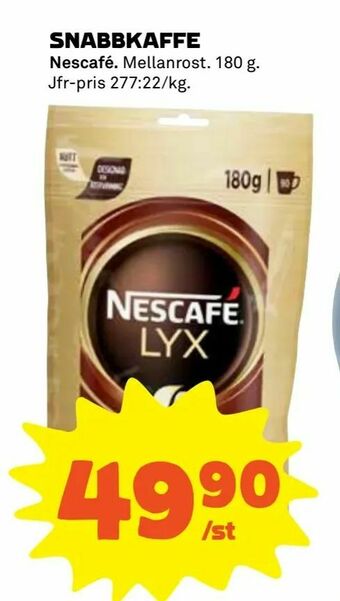 Coop Extra Snabbkaffe erbjuda