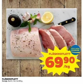 Coop Daglivs Fläskkotlett erbjuda