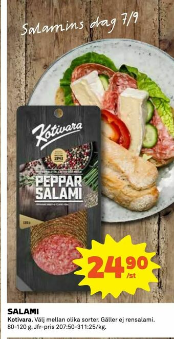Coop Daglivs Salami erbjuda