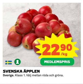 Coop Daglivs Svenska äpplen erbjuda