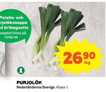 Coop Daglivs Purjolök erbjuda
