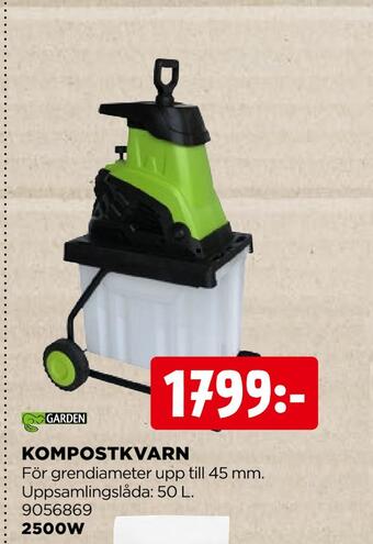 Jem&Fix Kompostkvarn erbjuda
