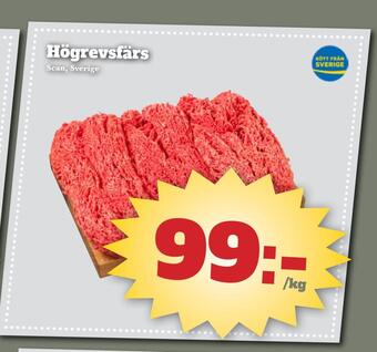 Bonum Matmarknad Högrevsfärs erbjuda