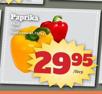 Bonum Matmarknad Paprika erbjuda