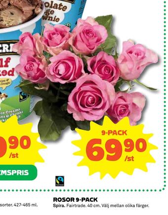 Coop Daglivs Rosor 9-pack erbjuda