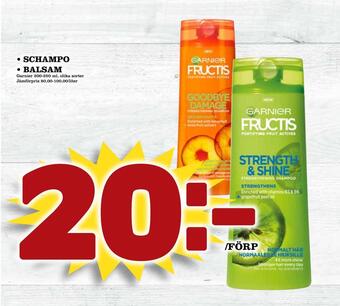 Bonum Matmarknad Schampo • balsam erbjuda